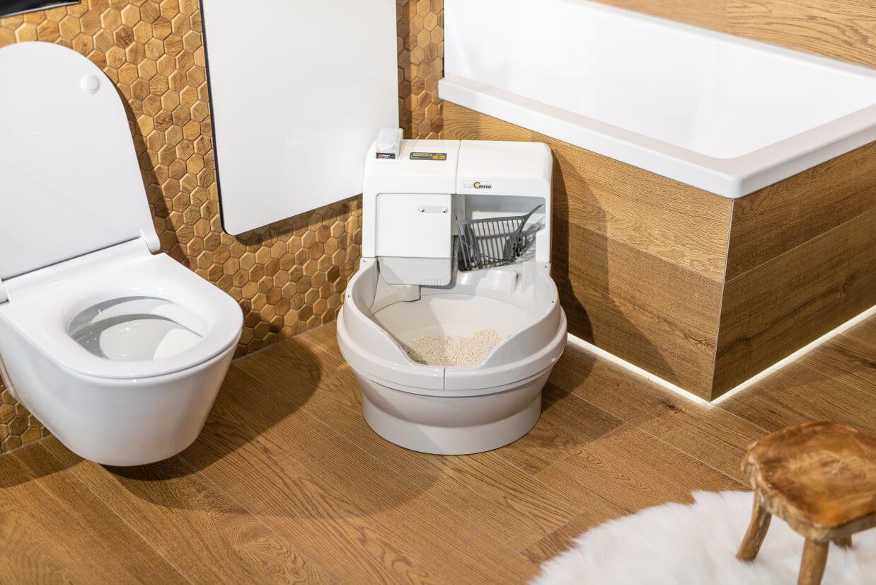 kočičí wc se splachováním kočičí wc se splachováním